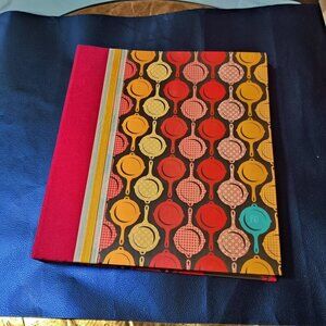 Recipe organizer for family heirloom meals and desserts by Paula Dean. Binder